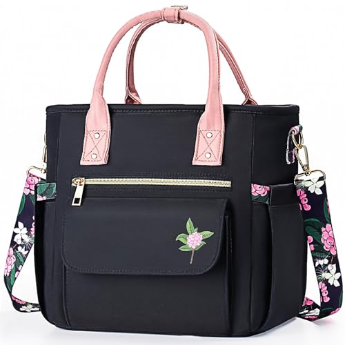GLORIEROO Deluxe Insulated Lunch Box Bag Women  Leakproof Waterproof Cooler with Multi Pockets Removable Strap for Work Picnic  Teacher Mothers Day Christmas Birthday Gifts