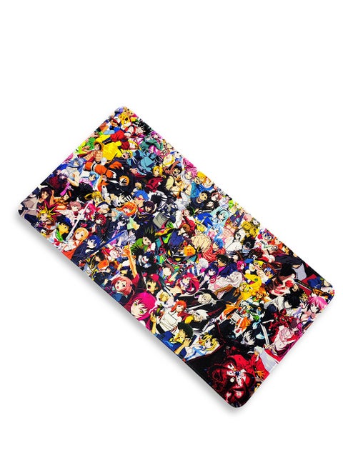 Large Mouse Pad, Anime style(60cm x 30cm x 2mm), HD Print Pattern Desk Mat, Extended Mouse Pad and Keyboard Mouse Pads, Waterproof Fabric Surface Mouse Pads for Office, Anti-Slip Rubber Base