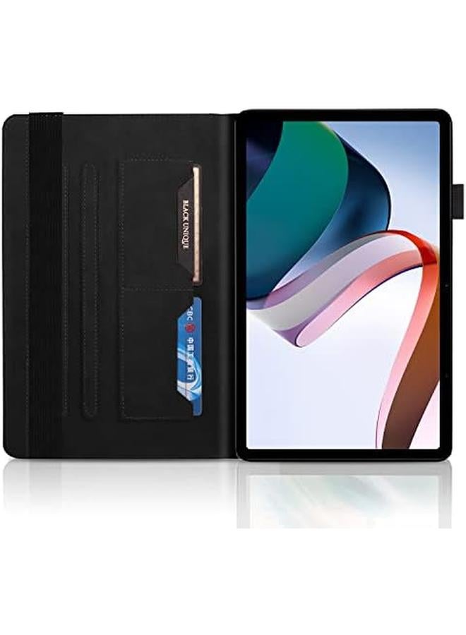 erorex Case For Xiaomi Redmi Pad 10.61 Inch 2022 Folio Flip Pu Leather Protective Case For Xiaomi Redmi Pad 10.61 Pen Holder Stand Wallet Cover Case Tablet Case Xiaomi Redmi Pad 10.61 20222 Black - Image 2