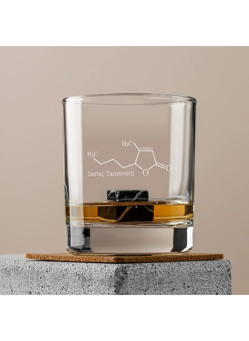 Hediye Sepeti Gift Basket Molecule Design Whiskey Glass - Liverpool Whiskey Glass Set