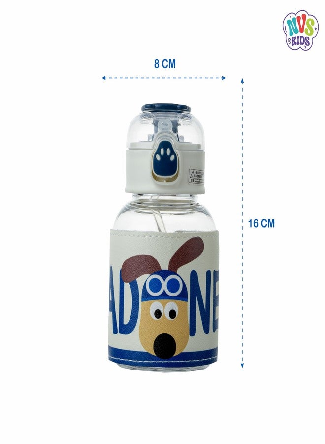 NVS Kids Baby Sipper Bottle Leak Proof Anti Spill Blue Bottle Dust Free Cover 640ml Kids Sippy Cup with Soft Silicone Spout BPA Free Straw Sipper for Infant - Image 4