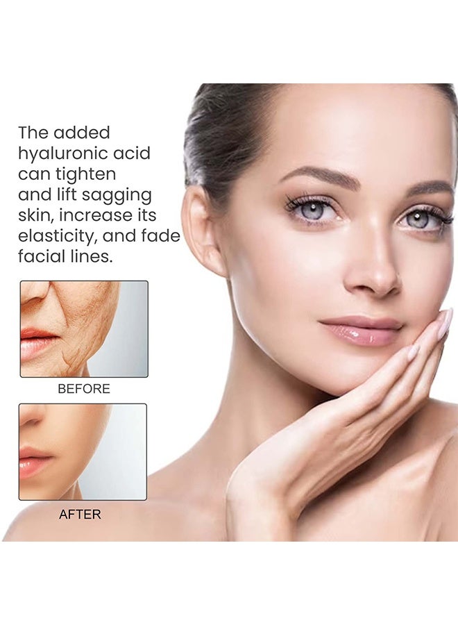 OUHOE Instantly Botox Stock Solutions-Firming Essence， Face Serum with Vitamin C & E, Anti-Aging Facial Serum for Instant Face Tightening and Lifting – Boosts Collagen, Reduces Wrinkles, and Plumps Skin 30ml - Image 2