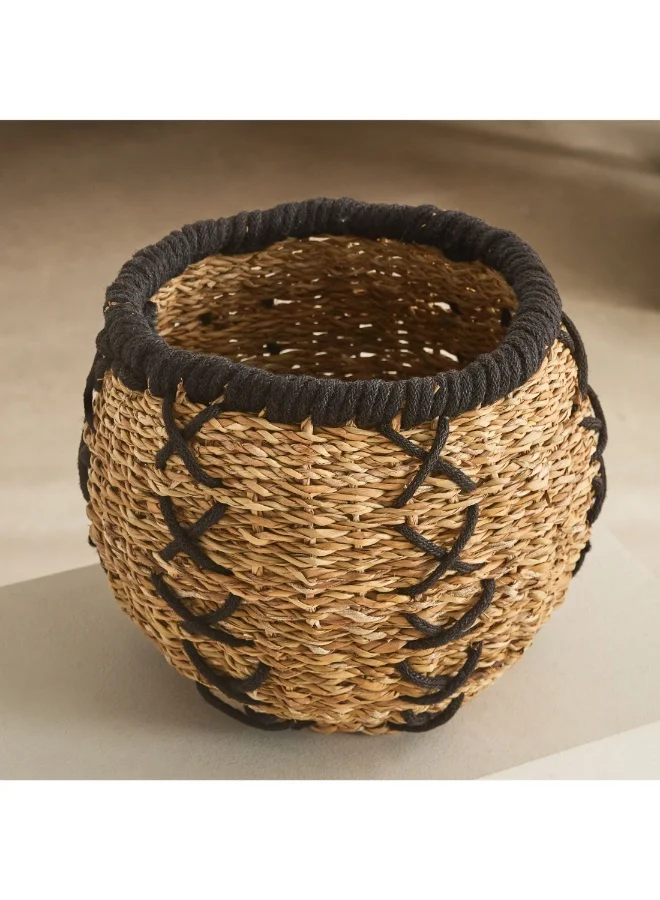 Home Box Naturaloom Stitch Multiutility Storage Basket 28 X 26 X 28 Cm