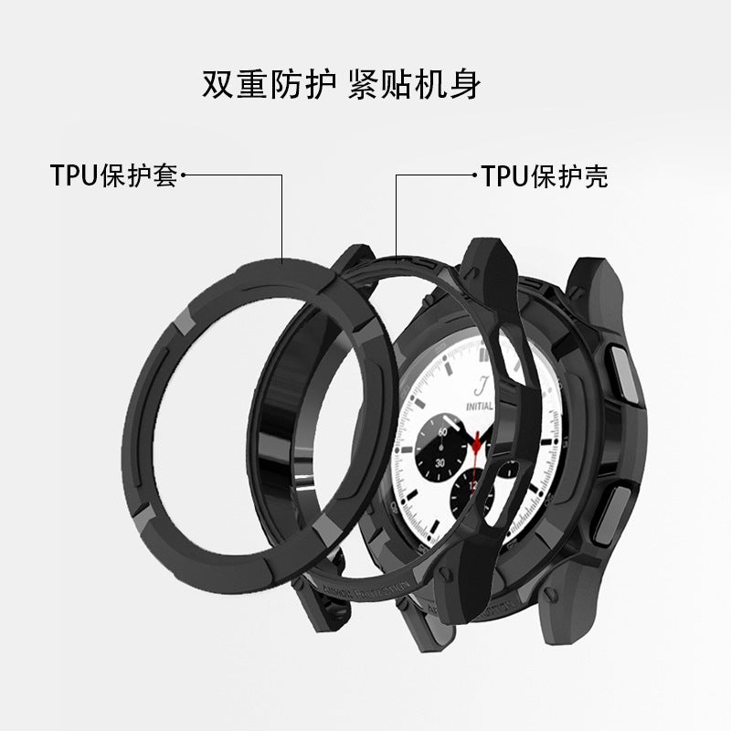 Suitable For Samsung Galaxy Watch 4 Classic 42 46Mm Tpu Armor Protective Case - Image 5