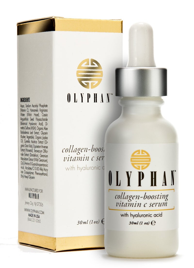 OLYPHAN Organic Vitamin C Serum with Hyaluronic Acid for Face; Natural Anti Aging Facial Serum for healthy skin. Unisex - for Men and Women - Image 1