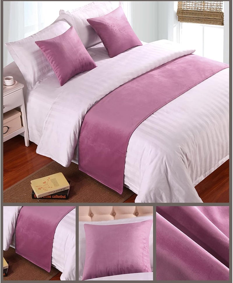 Bed Runners King Size Bed Scarf s for King Size Velvet Bedding Cover Blankets Bedspread Decor Throw for Hotel Bedroom Green 2 50 * 210cm for 1.5m Bed - Image 2