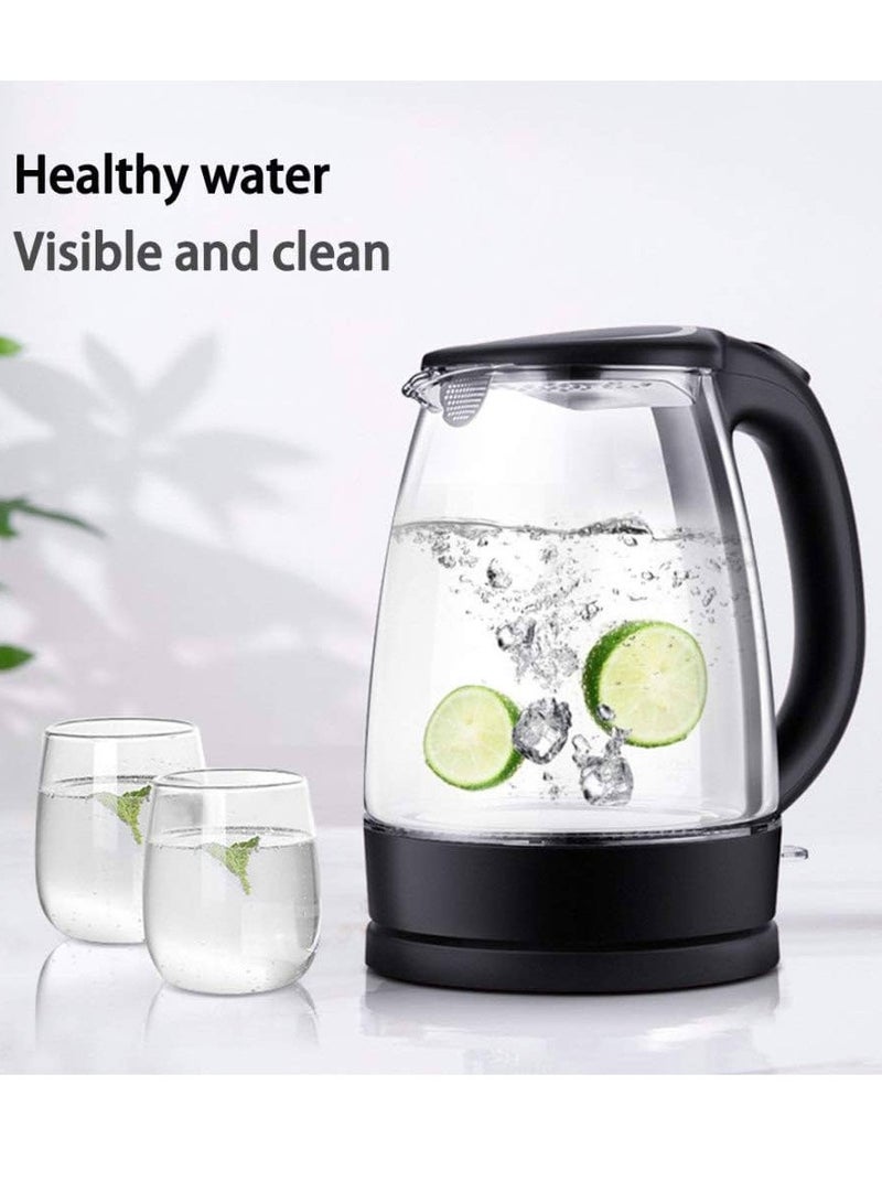 دينكس غلاية كهربائية زجاجية سعة 1.8 لتر، 1500 واط، DX2006 - Image 5