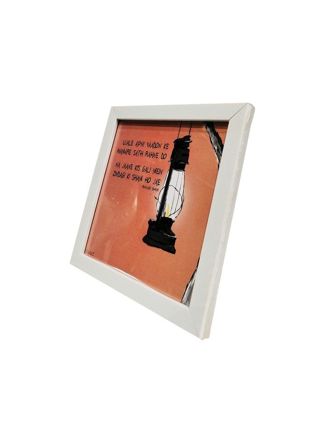 Northland Wall and Table Decor Framed Posters with Quotation-shayari/Poetry/Inspirational Quotation (6.5 inch X 6.5 inch, Frame). - Image 2