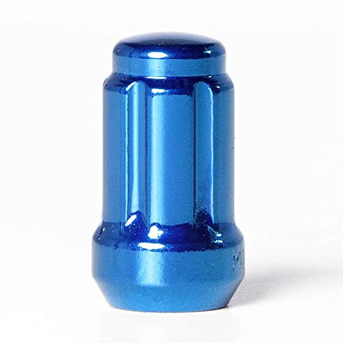 Circuit Performance Spline Drive Tuner Acorn Lug Nuts Blue 12x1.5 Forged Steel (20pc + Tool) - Image 4