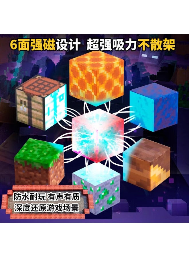 Joint Ideas United Creativity Minecraft Magnetic Cubes Building Blocks Educational Toy For Children 3-6 Years Old, Home Decoration Birthday Gift - Image 3