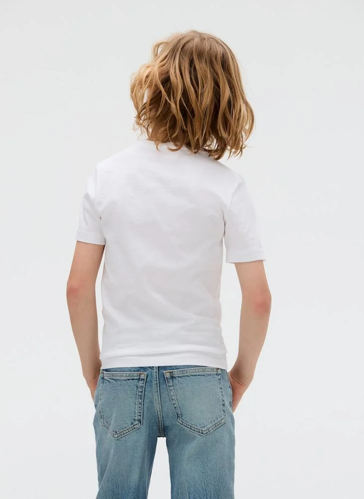 Calvin Klein Jeans Kids Graphic Crew Neck T-Shirt