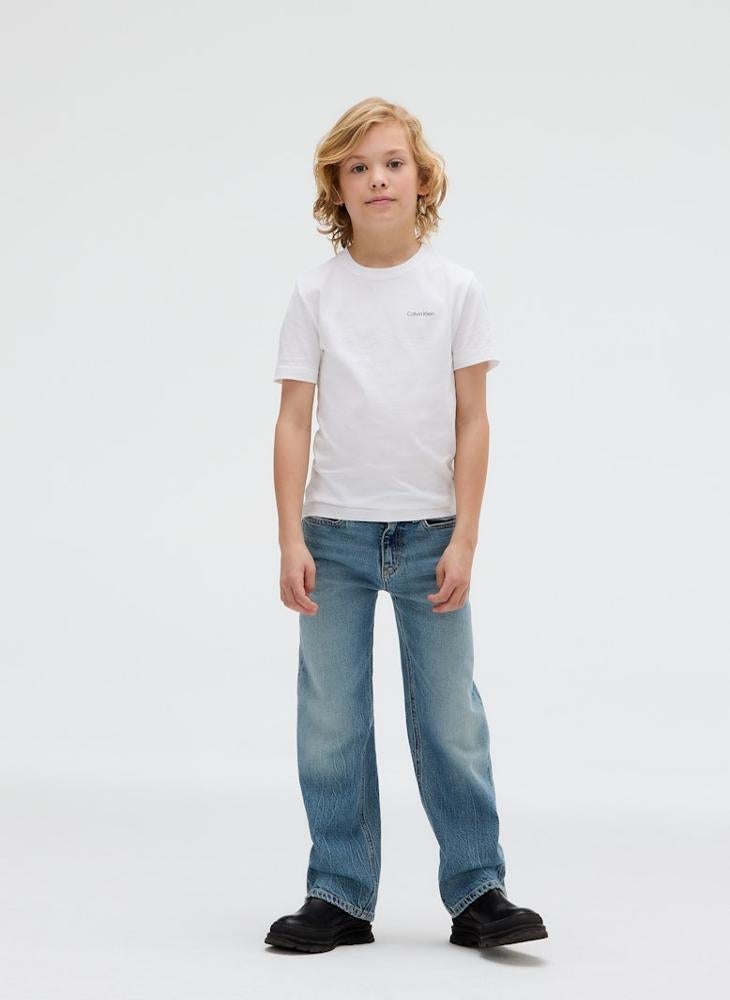 Calvin Klein Jeans Kids Graphic Crew Neck T-Shirt - Image 5
