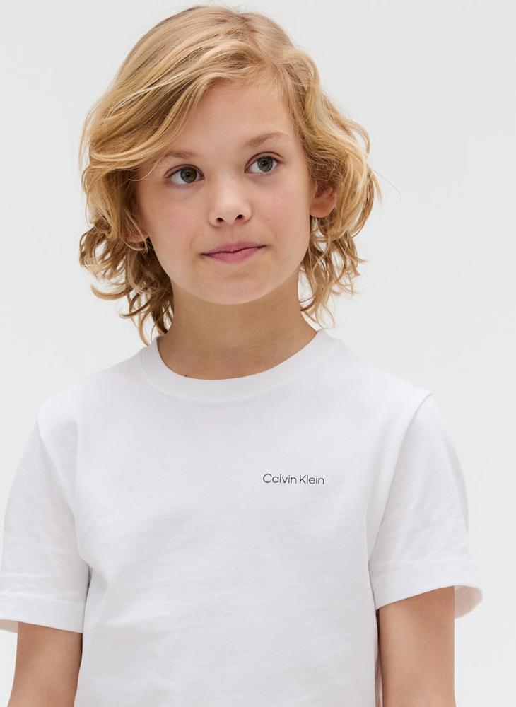 Calvin Klein Jeans Kids Graphic Crew Neck T-Shirt - Image 4
