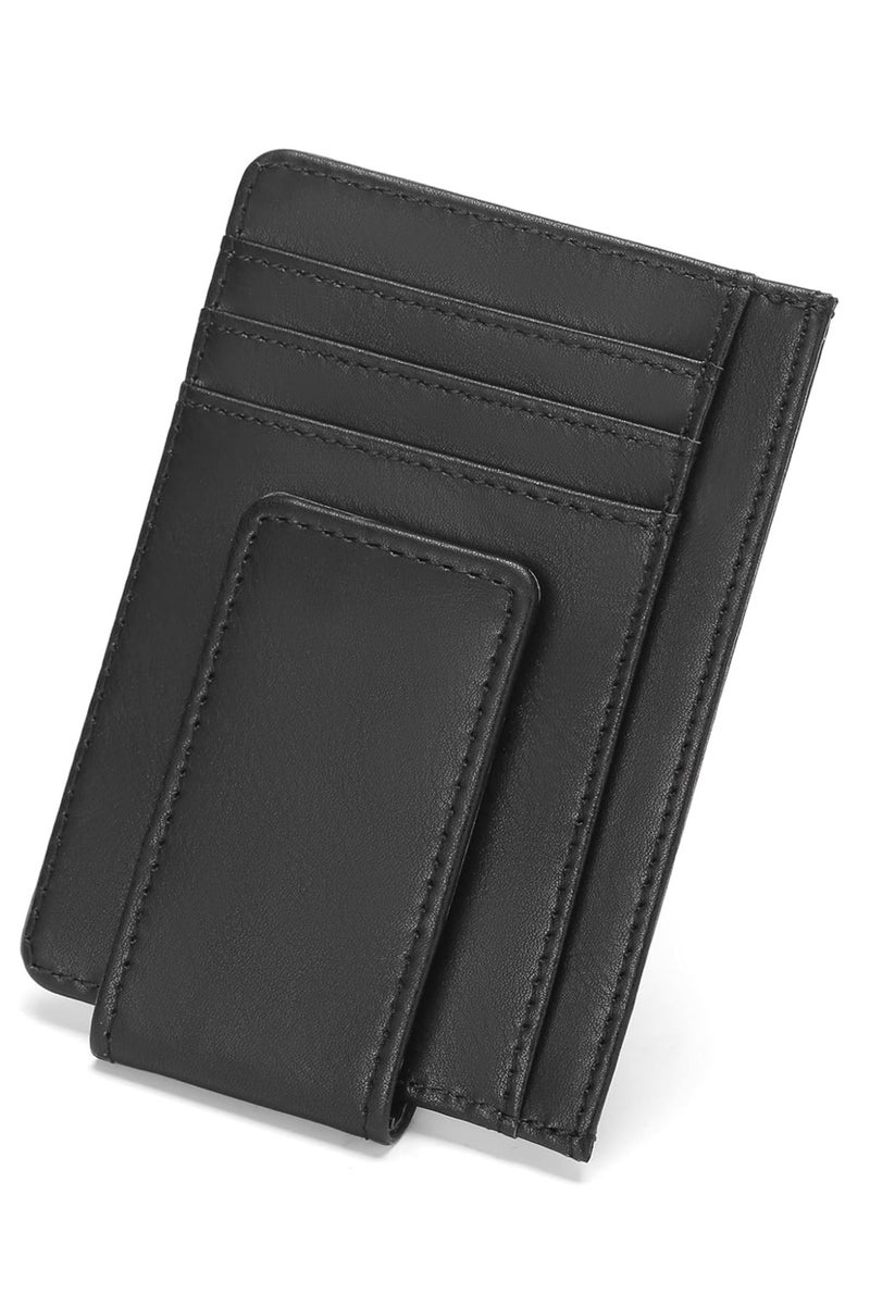 أفاكرافت محفظة جلدية مشبك المال للرجال حجب جيب أمامي نحيف RFID مع مغناطيسي قوي للغاية - Image 1