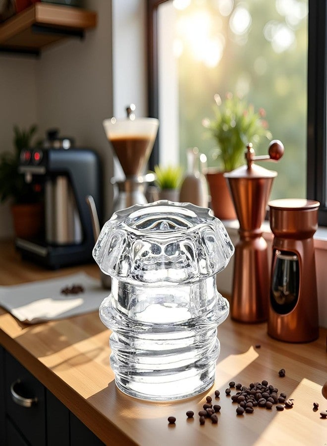 SquarezhenBo Clear Glass Replacement Top for Coffee Percolators - Transparent Knob Lid Compatible with Coffee Pots and Espresso Machines, Durable Brewing Accessories for Coffee Maker Parts - Image 2