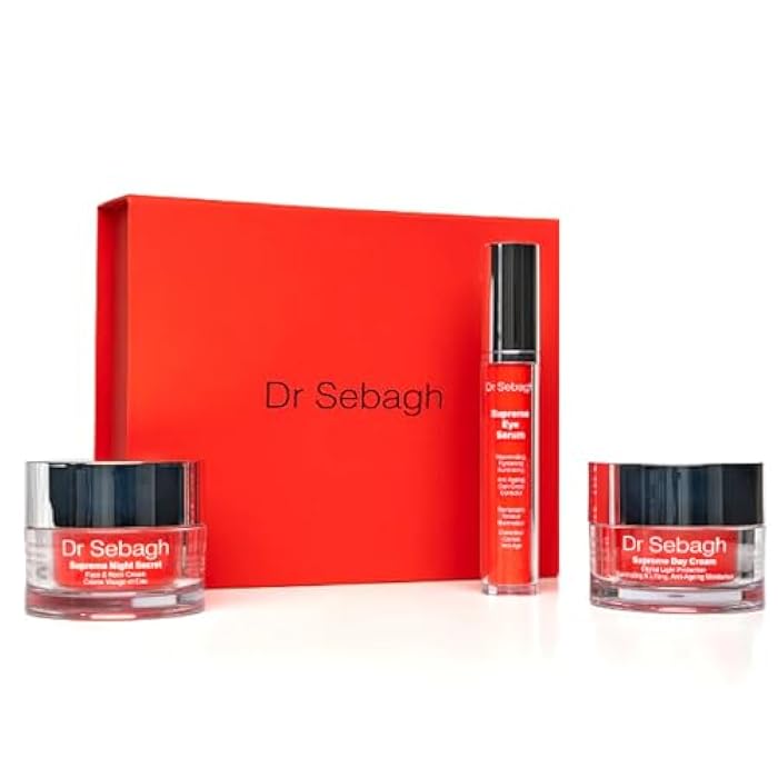 Dr. Sebagh Dr Sebagh Supreme Collection - Beautiful Skincare Gift Set 3-In-1 | Enjoy 3 Award-Winning Products | Rejuventate & Restore Your Skin | Anti Fine Line & Wrinkle | Expert Formula For All Skin Types - Image 1