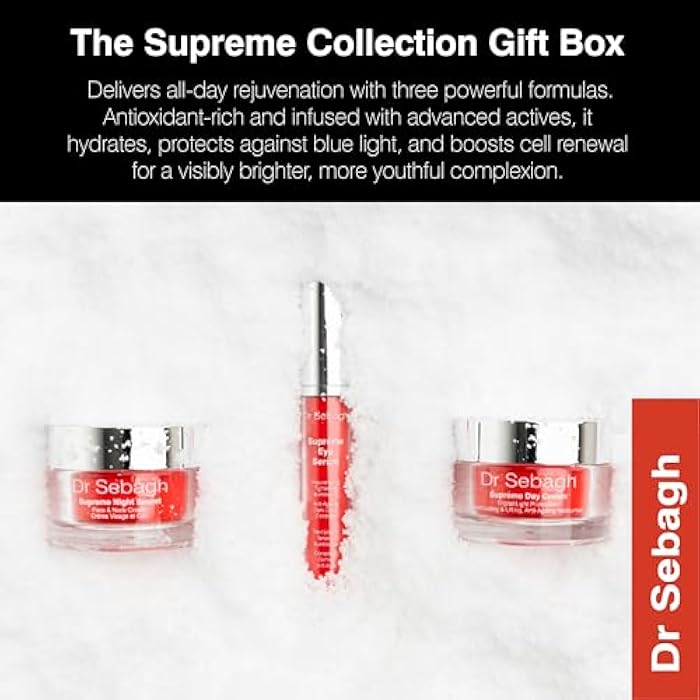 Dr. Sebagh Dr Sebagh Supreme Collection - Beautiful Skincare Gift Set 3-In-1 | Enjoy 3 Award-Winning Products | Rejuventate & Restore Your Skin | Anti Fine Line & Wrinkle | Expert Formula For All Skin Types - Image 2