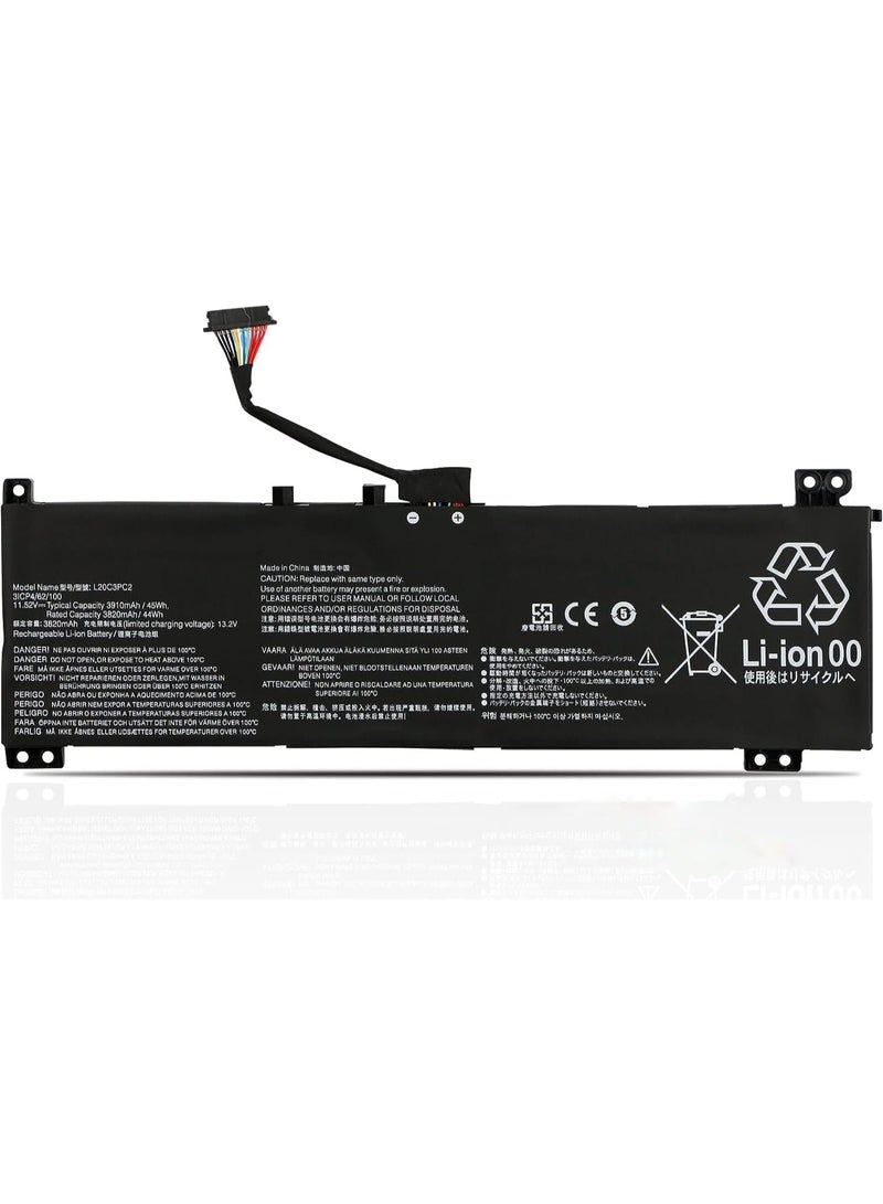 Terabyte بطارية L20C3PC2 L20D3PC2 L20M3PC2 متوافقة مع Lenovo Ideapad Gaming 3 3i (15" 2021) Gaming 3-15IHU6 3-15ACH6 نوع 82K1 82K2 سلسلة 82K1002RGE 82K1003AFR 82K200T3GE 5B11B96715 5B11B96719 L20L3PC2 - Image 1