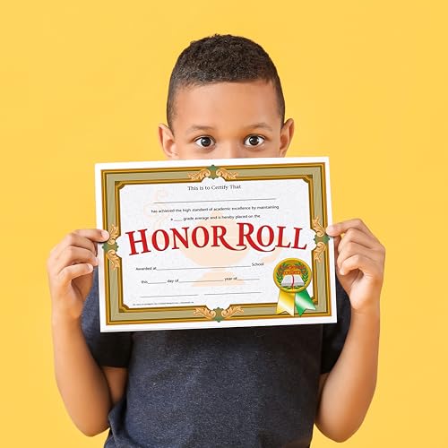 Hayes Honor Roll Certificate, 8-1/2 X 11 inches, Paper, Pack of 30 - Image 3