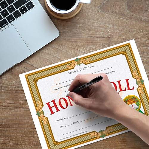 Hayes Honor Roll Certificate, 8-1/2 X 11 inches, Paper, Pack of 30 - Image 5