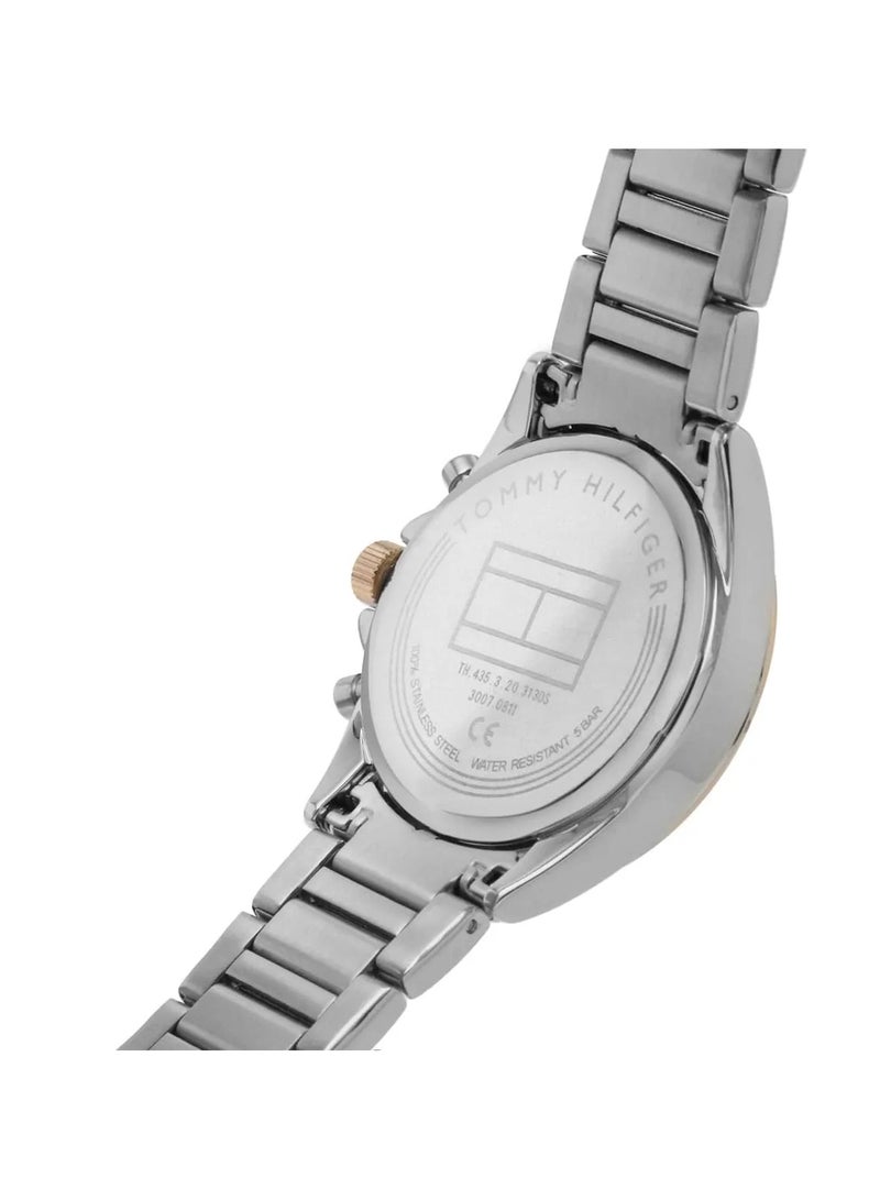 تومي هيلفيغر ساعة تومي هيلفيغر النسائية متعددة الوظائف بسوار من الفولاذ المقاوم للصدأ وحركة كوارتز (الموديل: 1782387) - Image 4