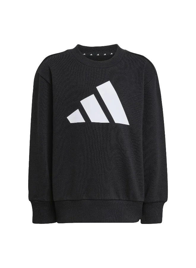 adidas Adidas Lk Bl Fl Jog Black Youth/Baby Jogger Suits For Kids