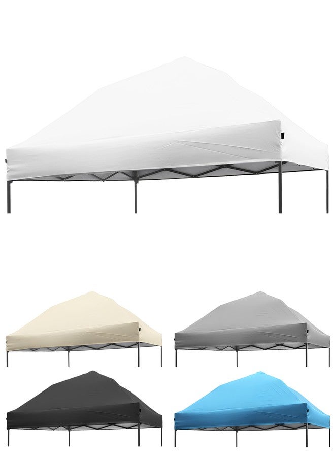 NINAT 10x 10 Canopy Replacement Top, Replacement Canopy Top for 10x10 Pop Up Canopy Tent (Canopy Top Cover Only) White - Image 1
