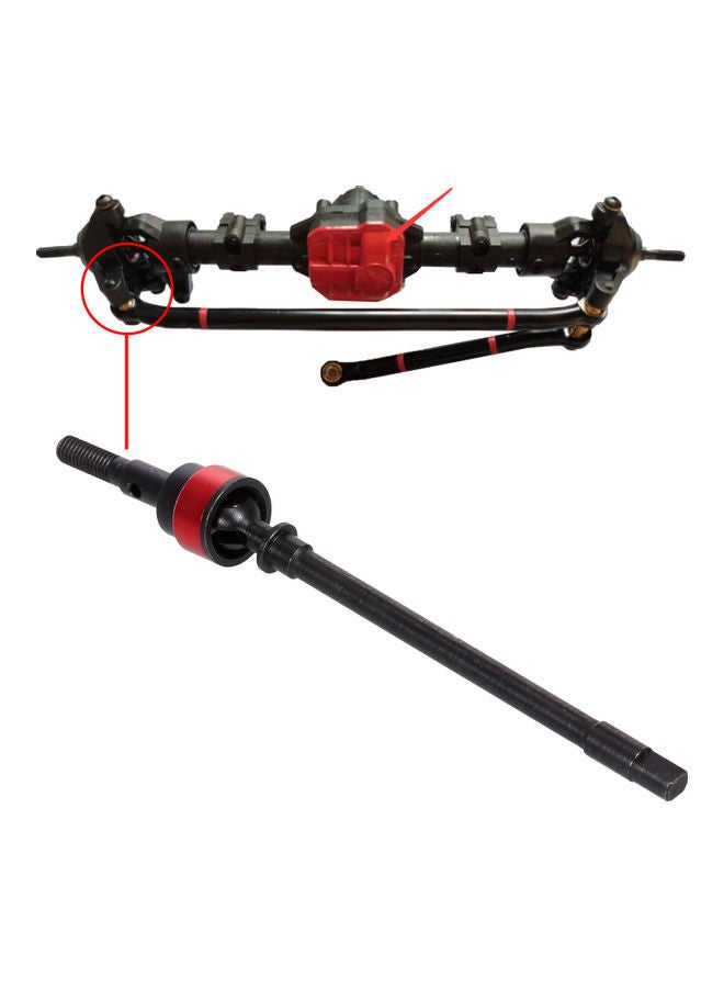 NIBEMINENT Metal Axle Dogbone Shaft Gear Compatible With 1:10 RC Crawler 11x2x10cm - Image 2