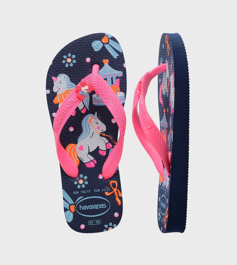 Havaianas Navy Blue/Pink Hav. Kids Fantasy for Women | Best Price UAE