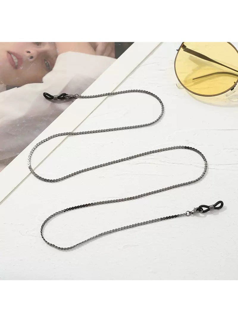 LAIAOCISI Fashion Black 5 Pcs Eyeglasses Chain Set - Image 3