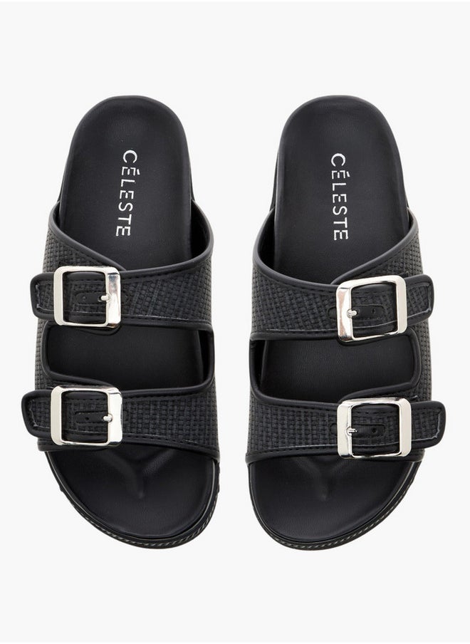 Celeste Women's Buckle Accent Slip-On Sandals  - Image 1