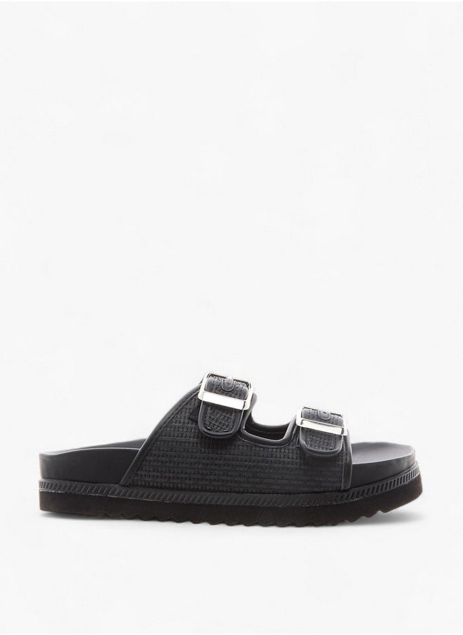 Celeste Women's Buckle Accent Slip-On Sandals  - Image 2