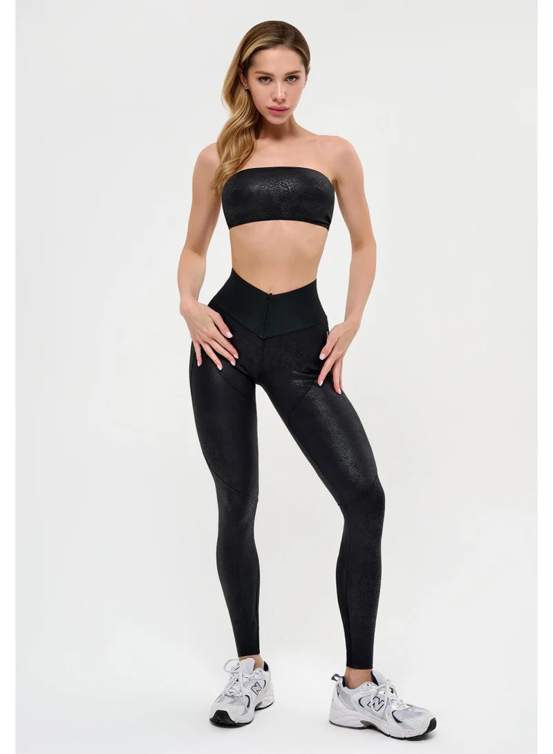 Bona Fide Correct Skin Dejavu Snake Correct Skin Dejavu High Waist Gym Leggings for Women for Women | Best Price UAE