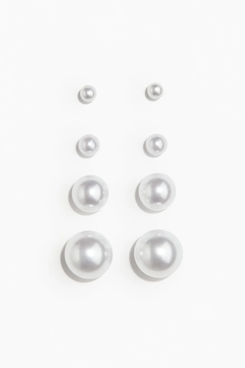 اتش اند ام 4 Pairs Stud Earrings