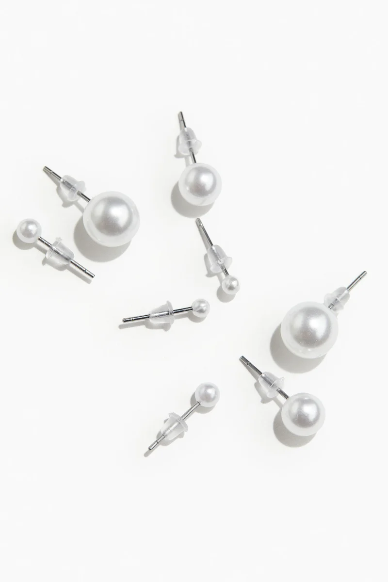 H&M 4 Pairs Stud Earrings
