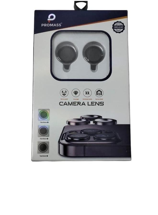 PROMASS Glass camera lens protector for iPhone 16  black - Image 3