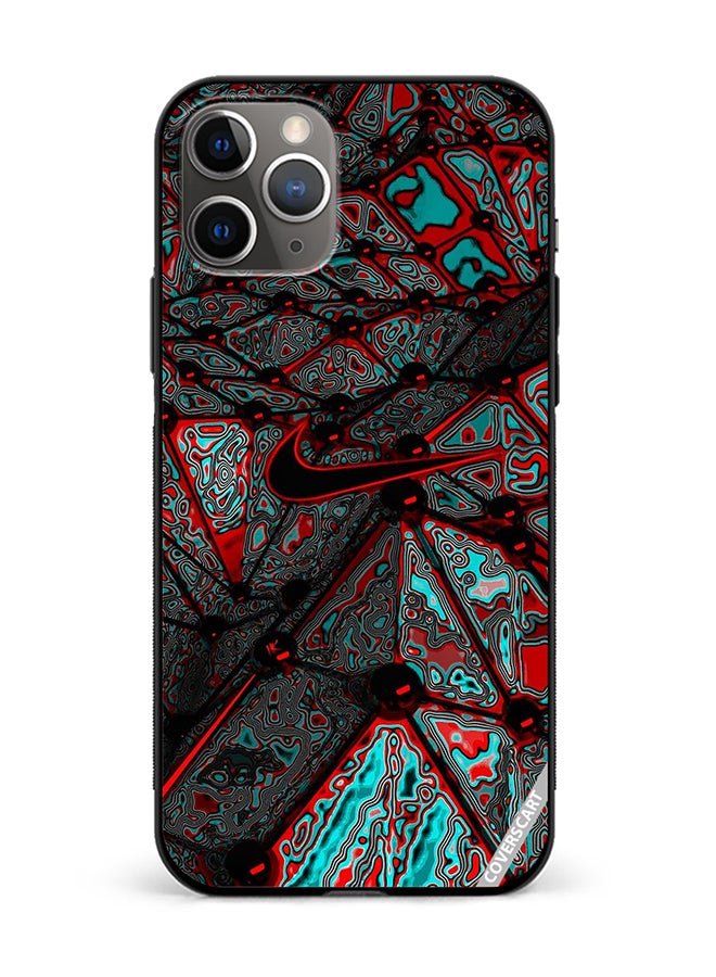 Protective Case Cover For Apple iPhone 11 Pro Max Nike Design Multicolour