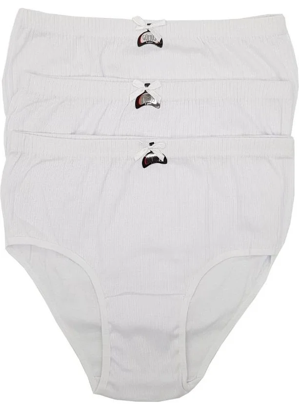 Gümüş Silver Women Striped Bato Panties 3092 12 Pieces