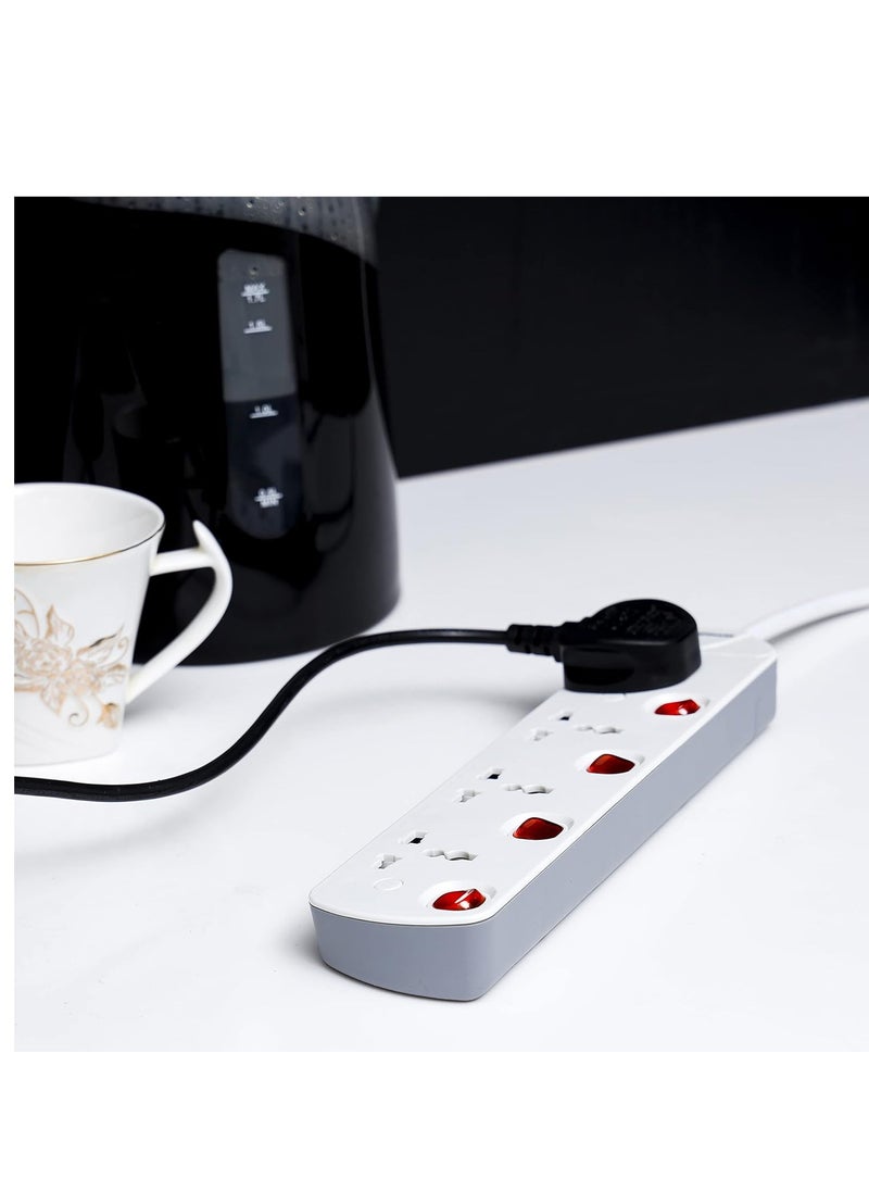 Olsenmark Olsenmark 4-Way Multi-Switch Extension with Universal Socket  - Image 4