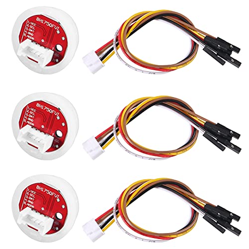 ACEIRMC 3pcs BH1750 BH1750FVI Chip Light Intensity Light Module Light Ball for Arduino DIY KIT DC 5V - Image 1