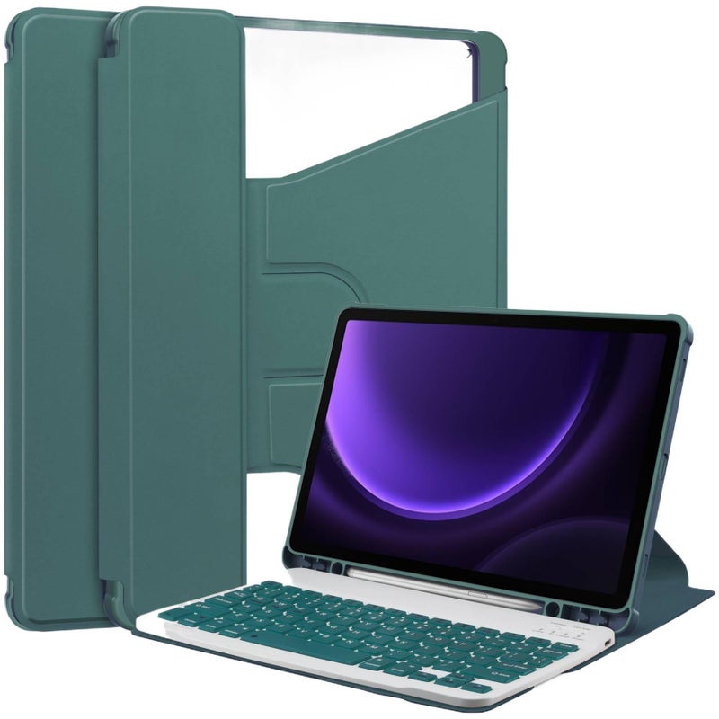 DGG حافظة آيباد متوافقة مع عدة موديلات آيباد باللون أزرق باللون الأزرق iPad - Image 1