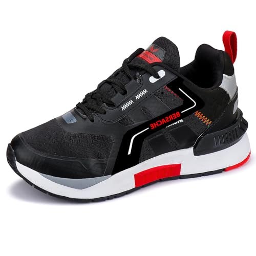 BERSACHE Premium Sports,Gym, Trending, Stylish Running Shoes For Men (Black),7 UK - Image 4