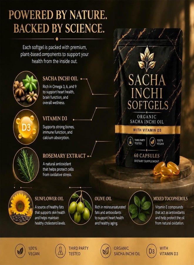 Sacha Inchi Oil — 60cont - Image 4