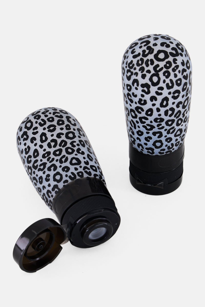 Miamica 2 Pieces Silicone Bottle 89 Ml, Black - Image 2