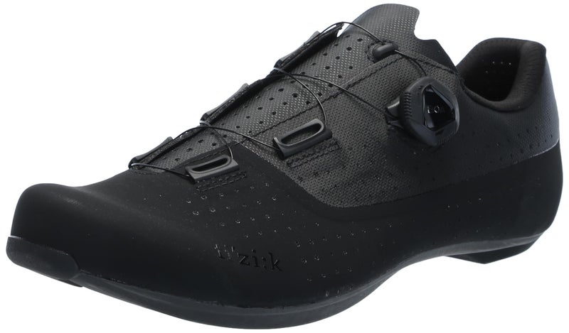 Fizik Tempo Overcurve R4 Wide, Road Cycling Comfortable Shoes, Black, 4-4.5 Wide