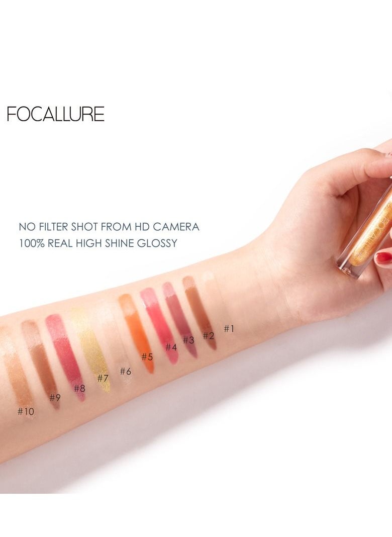 FOCALLURE - High Shine Lip Glow Garnet FA-153 -13 - Image 1
