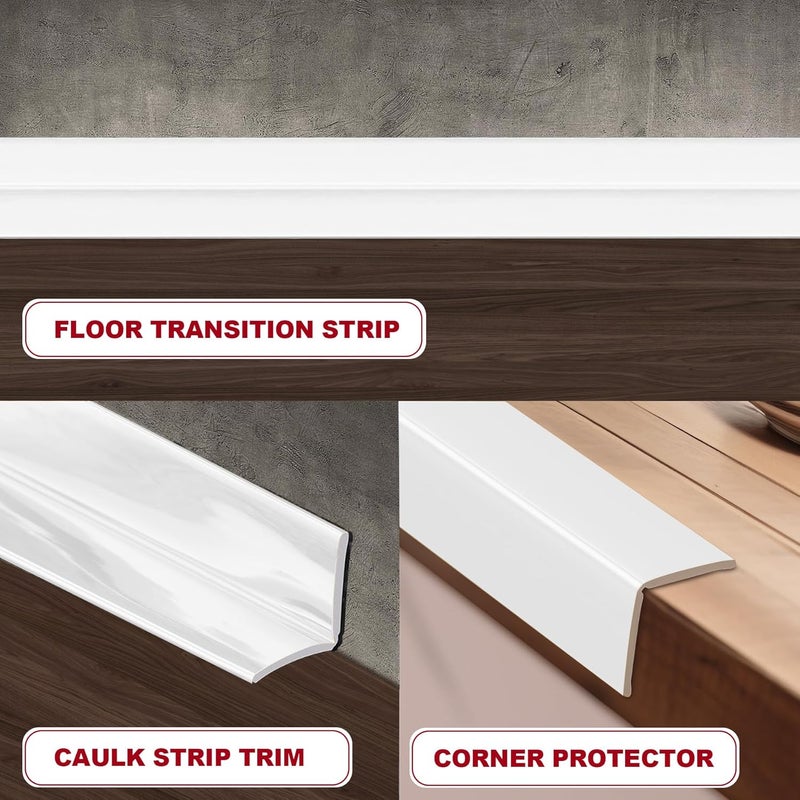 Kikerike Flexible Wall Corner Protector 08 in x 10 Ft White - Image 5