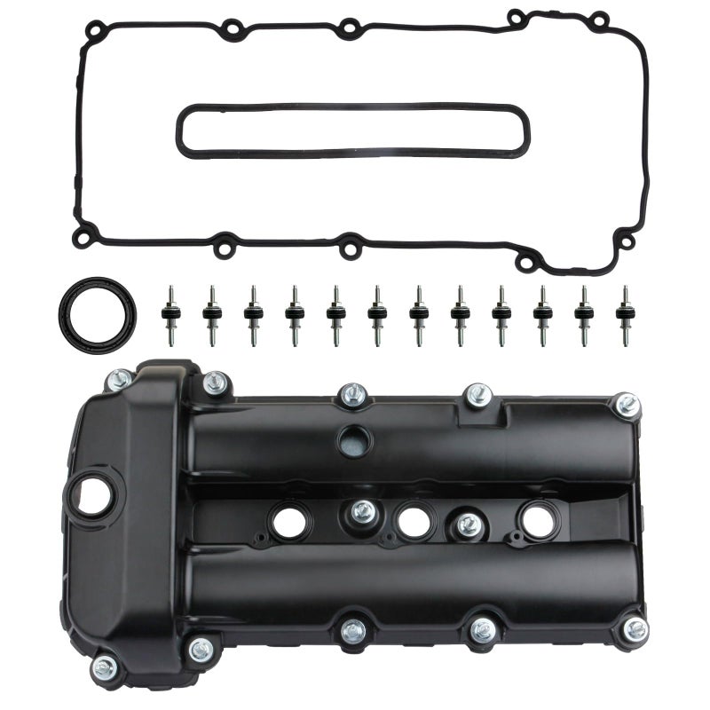 غطاء صمام المحرك الجانبي الأيمن من MITZONE المصنوع من الألمنيوم، متوافق مع جاكوار S Type 30L 2002 2003 2004 2005 2006 2007 2008
