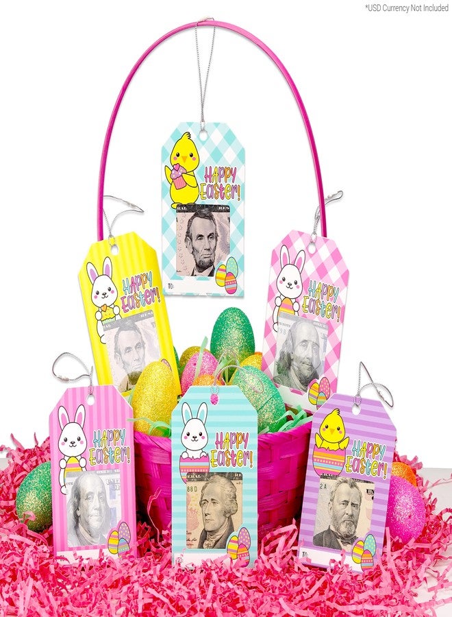 ZipGifts Zip-Open Money Holder Ornaments/Tags w/Clear Plastic Windows & Hang Strings - Easter | Cash & Gift Card | 6 Pack - Image 3