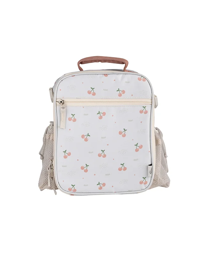 Citron Insulated Lunch Bag Backpack For Kids School, Non - Toxic Material, Reusable Lunch Bagcherry